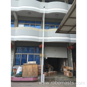 8 meter screw motorized mast